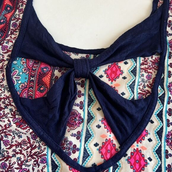 Vintage 1990s Billa D Floral high low Tank Top women’s small Spring 2024 - Picture 4 of 5